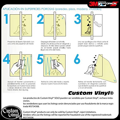 Custom Vinyl Pegatina Huellas de Perro para Exterior e Interior 4 de 5x5cm y 9 de 3x3 cm (Negro)