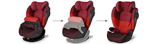 Cybex Silver Pallas M-Fix 519001097 Silla de Coche Grupo 1/2/3, 2 en 1 para Niños, para Coches con y sin Isofix, Colección Color 2021, Gris (Gray Rabbit)