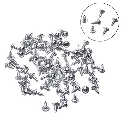D Ring Picture Frame Hanging Hangers Single Hole with Screws 100 Pcs
