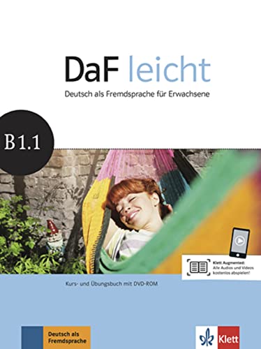 DaF leicht b1.1, libro del alumno y libro de ejercicios + dvd-rom: Kurs- und Ubungsbuch B1.1 mit DVD-Rom