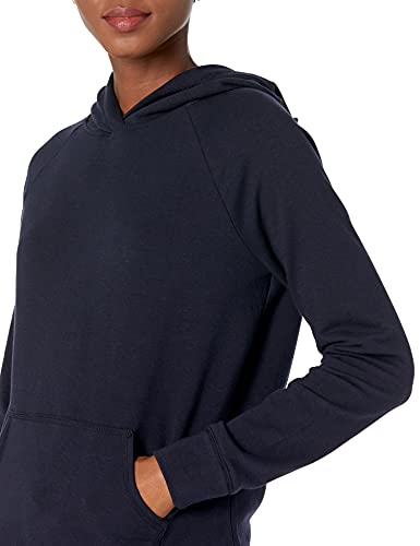 Daily Ritual Terry Cotton and Modal Popover Sweatshirt novelty-athletic-sweatshirts, Marino, US L (EU L - XL)