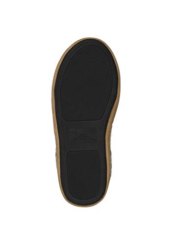 Dearfoams Tall Patchwork Boots Cool Combo, Zapatilla por casa Bota. Zapatilla de Textil, Plantilla Memory Foam. Transpirable y Flexible, excelente Confort, Lavable (38/39 EU, Cool Combo)