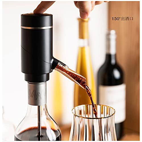 Decantador de Vino Fast Decanter Hogar de Lujo de Lujo de Alta Gama de Vino Tinto con collero automático Decantador eléctrico Creativo para Vino Whisky Vino Tinto Jarra de Vino