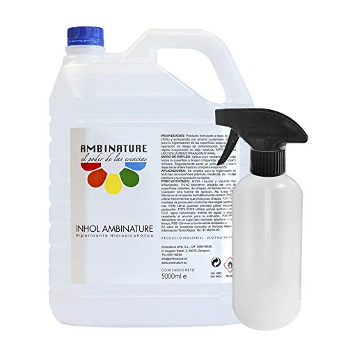 Desinfectante superficie hidroalcoholica 5 litros desinfectante liquido antiseptico antibacteriano jabon antiséptico a base de alcohol ideal para rellenar en spray