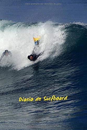 DIARIO DE SURFBOARD: REGISTRA TODOS LOS DETALLES: spot, mareas, olas, tabla, neopreno... | Regalo creativo y original para los amantes del surf board