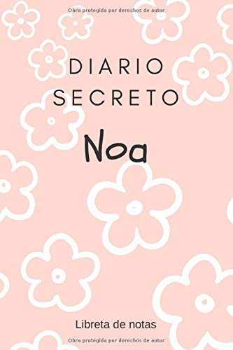 Diario Secreto de Noa - Libreta de Notas: Regalo para Niñas | Agenda Personal de 120 páginas | Cuaderno de Rayas Horizontales | Bloc de Ideas