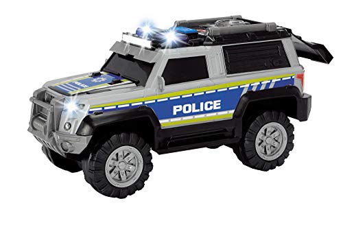 Dickie- Vehículo de policía SUV luz y Sonido Action Series 30cm 3306003 Coche Juguete