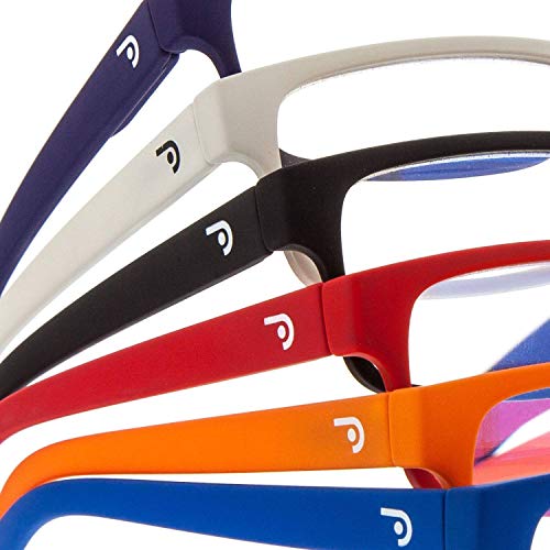 DIDINSKY Gafas de Presbicia con Filtro Anti Luz Azul para Ordenador. Gafas Graduadas de Lectura para Hombre y Mujer con Cristales Anti-reflejantes. Indigo +1.0 – THYSSEN