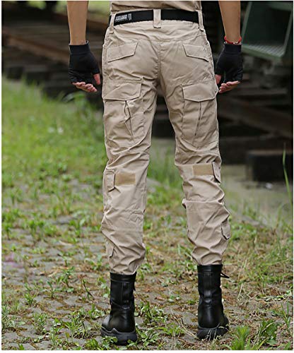 Digralne Pantalones tácticos Militares Pantalones De Carga BDU Pantalones Airsoft Pantalones Multibolsillos Exteriores Pantalones con Rodilleras