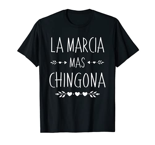 Diseño Gracioso de Nombre Hispano - Marcia Chingona Camiseta