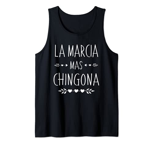 Diseño Gracioso de Nombre Hispano - Marcia Chingona Camiseta sin Mangas
