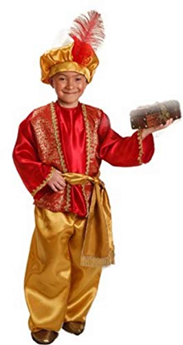 Disfraz de Paje Real Rojo para Niño