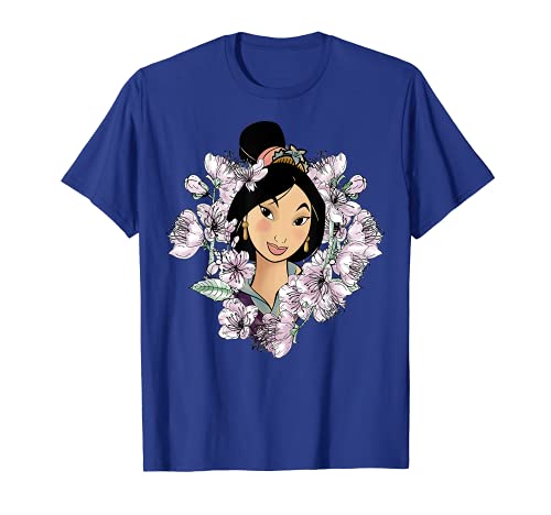 Disney Mulan Flower Framed Portrait Camiseta
