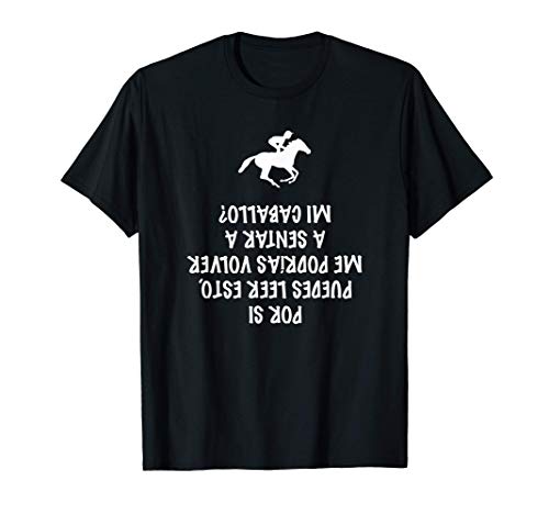 Divertido Diseño para Jinete y los que aman los caballos Camiseta