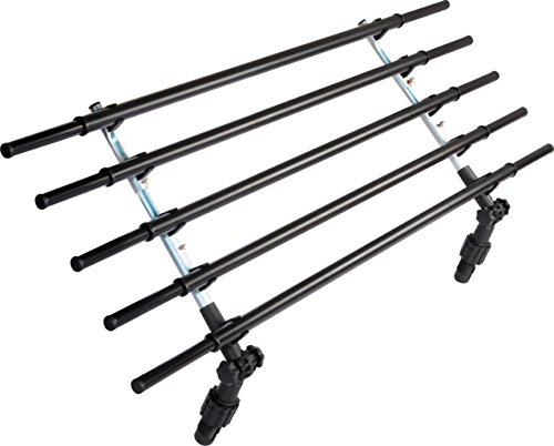 dobar Walky Barrier 62200 Separador Plegable para Maletero, para Perros, para Todo Tipo de Coches, 28-36 x 82-141 cm, Color Negro