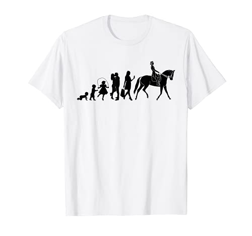 Doma Caballos Niñas mujeres Caballos de doma equitación Camiseta