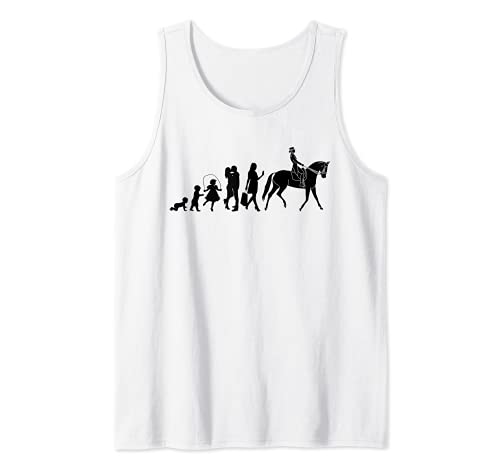 Doma Caballos Niñas mujeres Caballos de doma equitación Camiseta sin Mangas