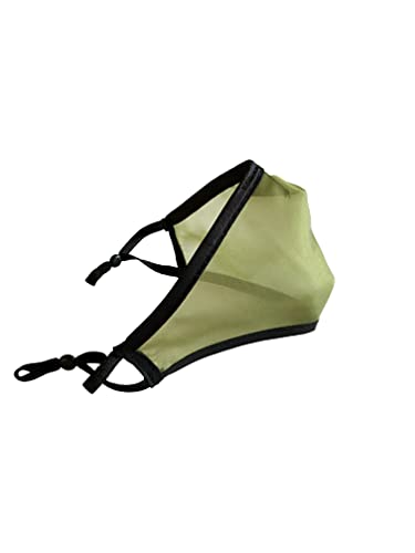 Domos Mascarilla Transparente Reutilizable Color VERDE CAQUI UNE0065 CWA17533 fabricada en España.… (Talla M)