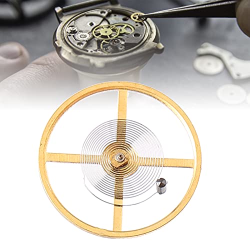 DONN Piezas de Reparación de Relojes, Rueda de Equilibrio de Reloj Profesional Hecha de Material de Aleación Rueda de Equilibrio de Movimiento de Reloj para Reparar el Reloj