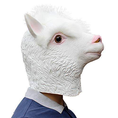 Doolland Alpaca - Máscara de látex para disfraz de Halloween