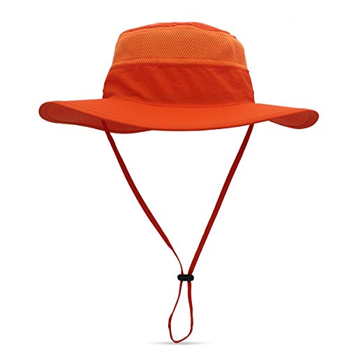 DORRISO Sombrero para el Sol Unisexo UPF 50+ Anti-UV Vacaciones Viaje Playa Gorro de Pesca, Talla única Sombrero