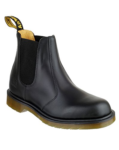 Dr. Martens Men's B8250 Slip On Dealer Leather Upper Boots Elastic secure fit 13 UK Black