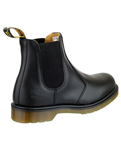 Dr. Martens Men's B8250 Slip On Dealer Leather Upper Boots Elastic secure fit 13 UK Black