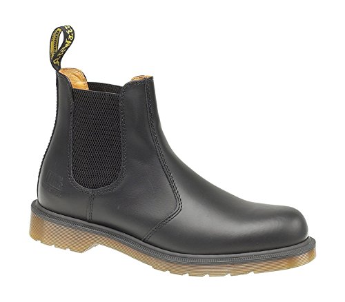 Dr. Martens Men's B8250 Slip On Dealer Leather Upper Boots Elastic secure fit 13 UK Black