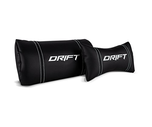 Drift DR300BW - Silla Gaming profesional, polipiel, reposabrazos 3D, piston clase 4, asiento basculante, altura regulable, respaldo reclinable, cojines lumbar y cervical, color negro/blanco