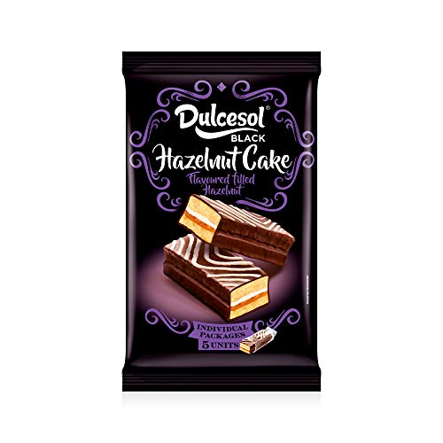 Dulcesol Hazelnut cake - 5 pack unidades, 225 gr