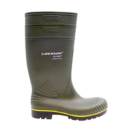 Dunlop Acifort - Botas de goma (EN 20347: 2012.O4.FO 49/50), color verde