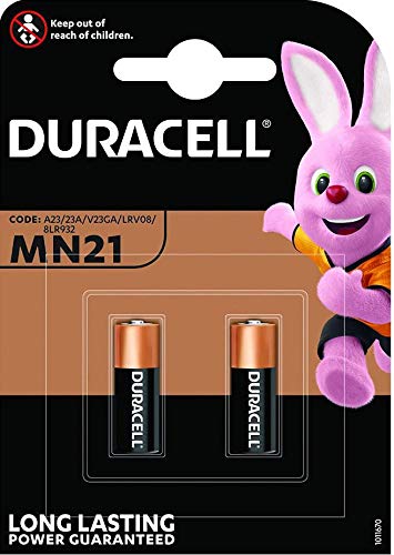 Duracell MN21-BULK10, Pila Recargable Alcalina 12V, 5 paquetes de 2 Piles