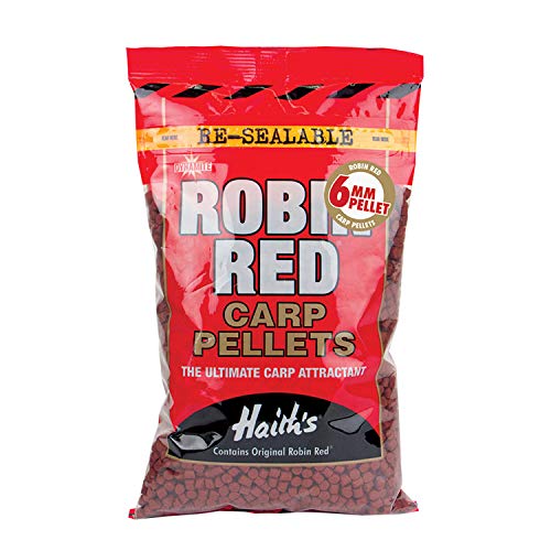 Dynamite Baits Robin Red Carp Pellets, Rojo, 6 mm