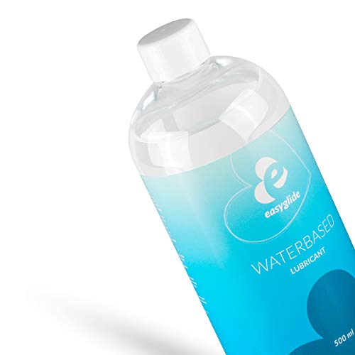EasyGlide Gel Lubricante Sexual a Base de Agua (500 ml) Geles sexuales seguros de usar con condones de látex y juguetes de silicona