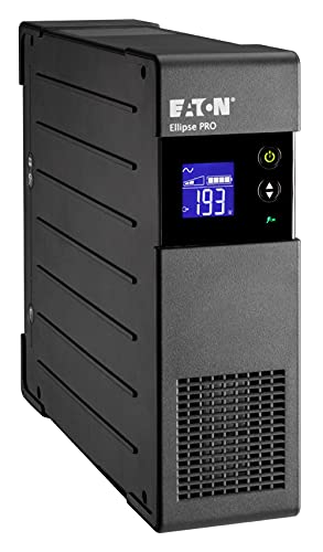 Eaton Ellipse PRO 650 FR sistema de alimentación ininterrumpida (UPS) 4 salidas AC 650 VA 400 W - Fuente de alimentación continua (UPS) (650 VA, 400 W, 165 V, 285 V, 220 V, 240 V)