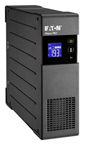 Eaton Ellipse Pro 650 IEC - Fuente de alimentación ininterrumpida (SAI) de 650 VA con protección contra sobrevoltaje (4 Salidas IEC) y regulación de Voltaje (AVR)