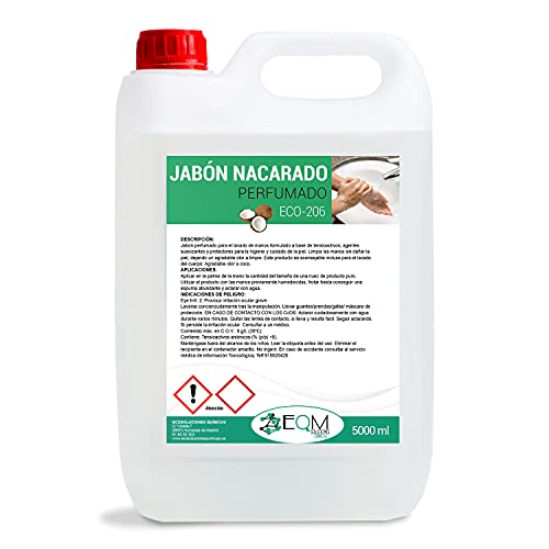 Ecosoluciones Químicas ECO-206 | Jabón de Manos Nacarado | PH Neutro, evita irritaciones. 5 litros