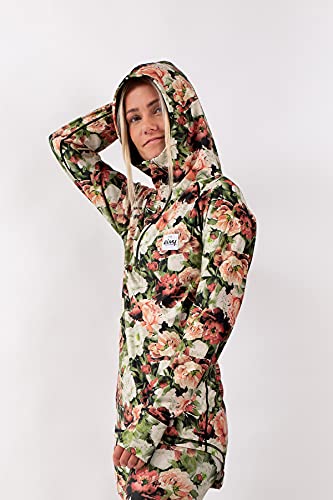 Eivy Icecold Zip Hood Top Camiseta de Yoga, Autumn Bloom, XX-Large para Mujer