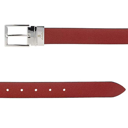 EL CABALLO Cinturón Reversible en Piel para Mujer Talla: 95 Color: ROJO