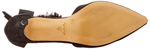 El Caballo Coria, Zapato de tacón Mujer, Negro, 38 EU