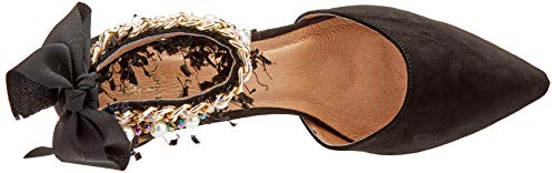 El Caballo Coria, Zapato de tacón Mujer, Negro, 38 EU