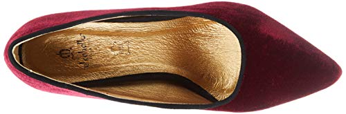 El Caballo Palonegro, Zapato de tacón Mujer, Burdeos, 38 EU