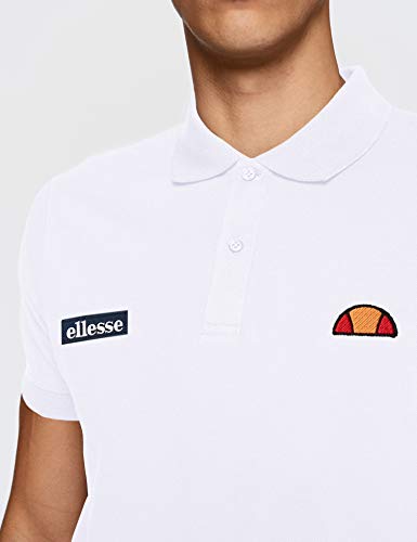 Ellesse Montura Polo de Tenis, Hombre, Blanco (Optic Whit), S