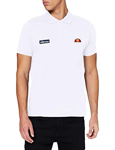 Ellesse Montura Polo de Tenis, Hombre, Blanco (Optic Whit), S