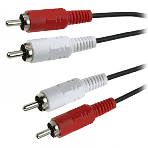 EMACHINE ICOC rca-020 – Cable alargador estéreo RCA Cinch, 2 x RCA M/M 1,8 MT