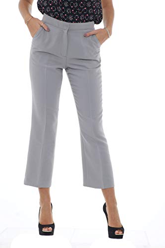 Emporio Armani - Pantalón - para Mujer Gris Perla 40