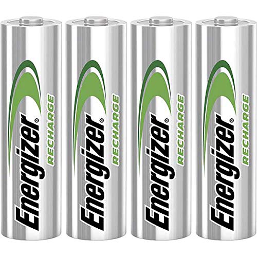 Energizer AA-HR6, Batería recargable, Plateado, pack de 4