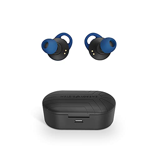 Energy Sistem Earphones FE 300 True Wireless Auriculares intrauditivos (Bluetooth 5.0, Deportivos, Secure-Fit+) - Negro