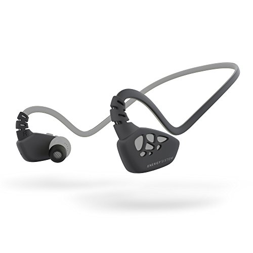 Energy Sistem Earphones Sport 3 Bluetooth (Auriculares inalambricos, Bluetooth, APTX, Secure-Fit, IPX4, Control Talk) Gris