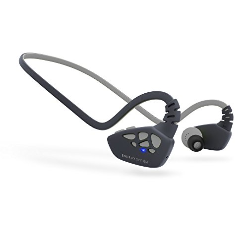 Energy Sistem Earphones Sport 3 Bluetooth (Auriculares inalambricos, Bluetooth, APTX, Secure-Fit, IPX4, Control Talk) Gris